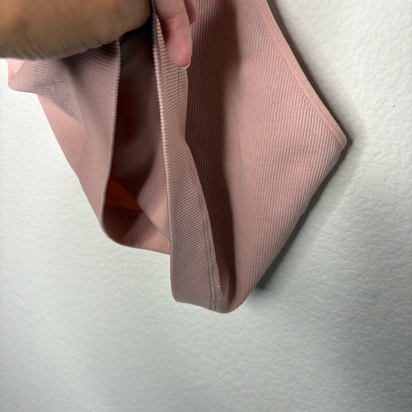 Blush Pink Women's Halter Top - Picture 3 of 5